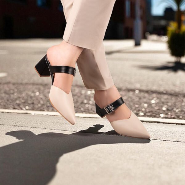 Selma Beige/Negro