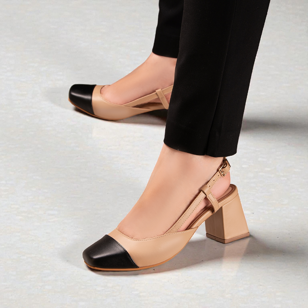 Chanel Alto Camel/Negro