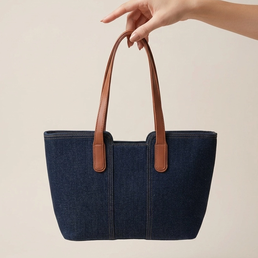 Cartera Corazón Jean/Miel
